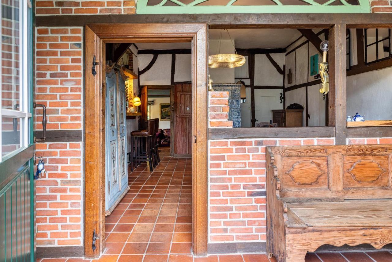 Reetdachhaus Bischoff Apartment Kuden Bagian luar foto