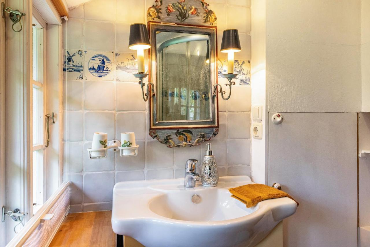 Reetdachhaus Bischoff Apartment Kuden Bagian luar foto