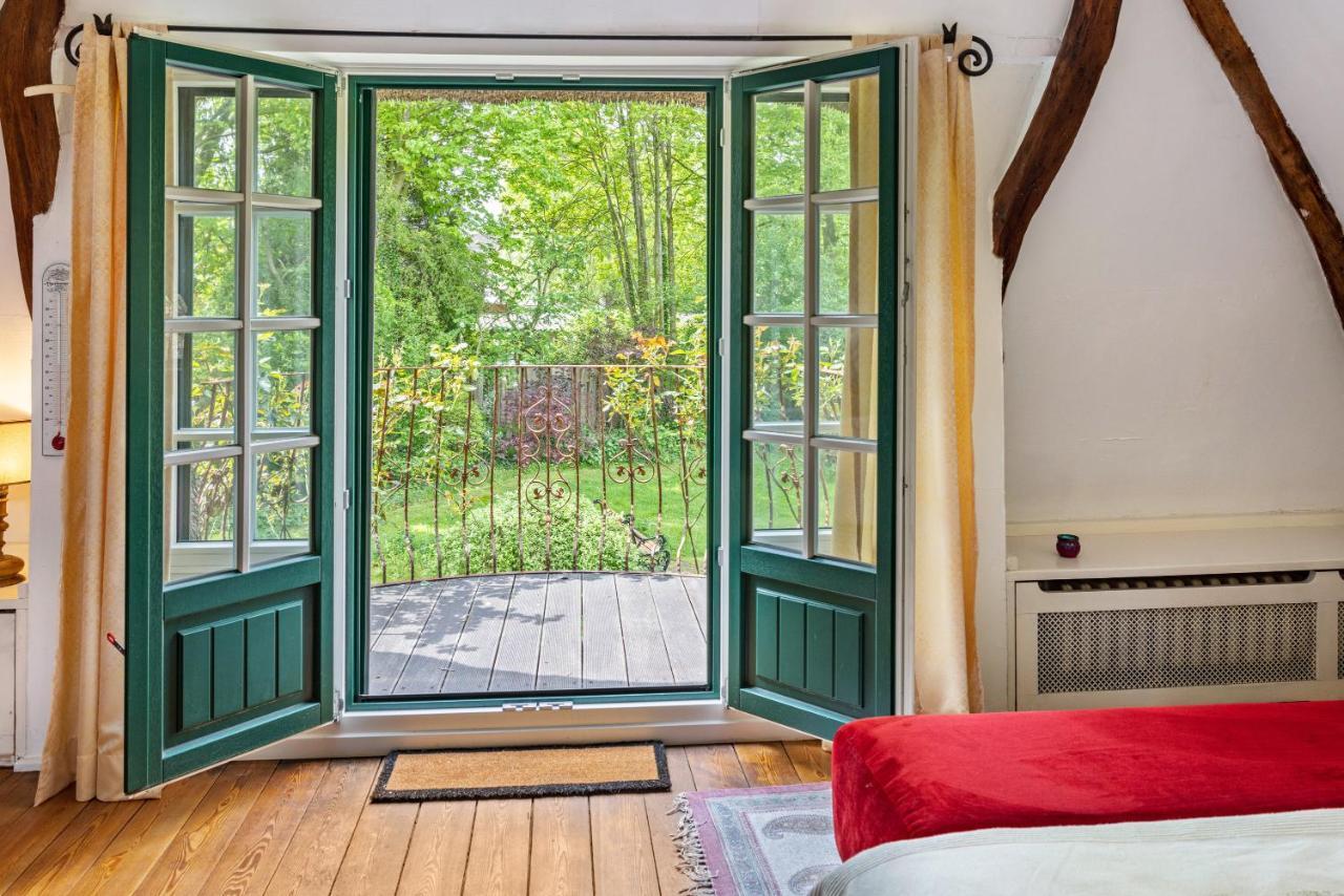 Reetdachhaus Bischoff Apartment Kuden Bagian luar foto