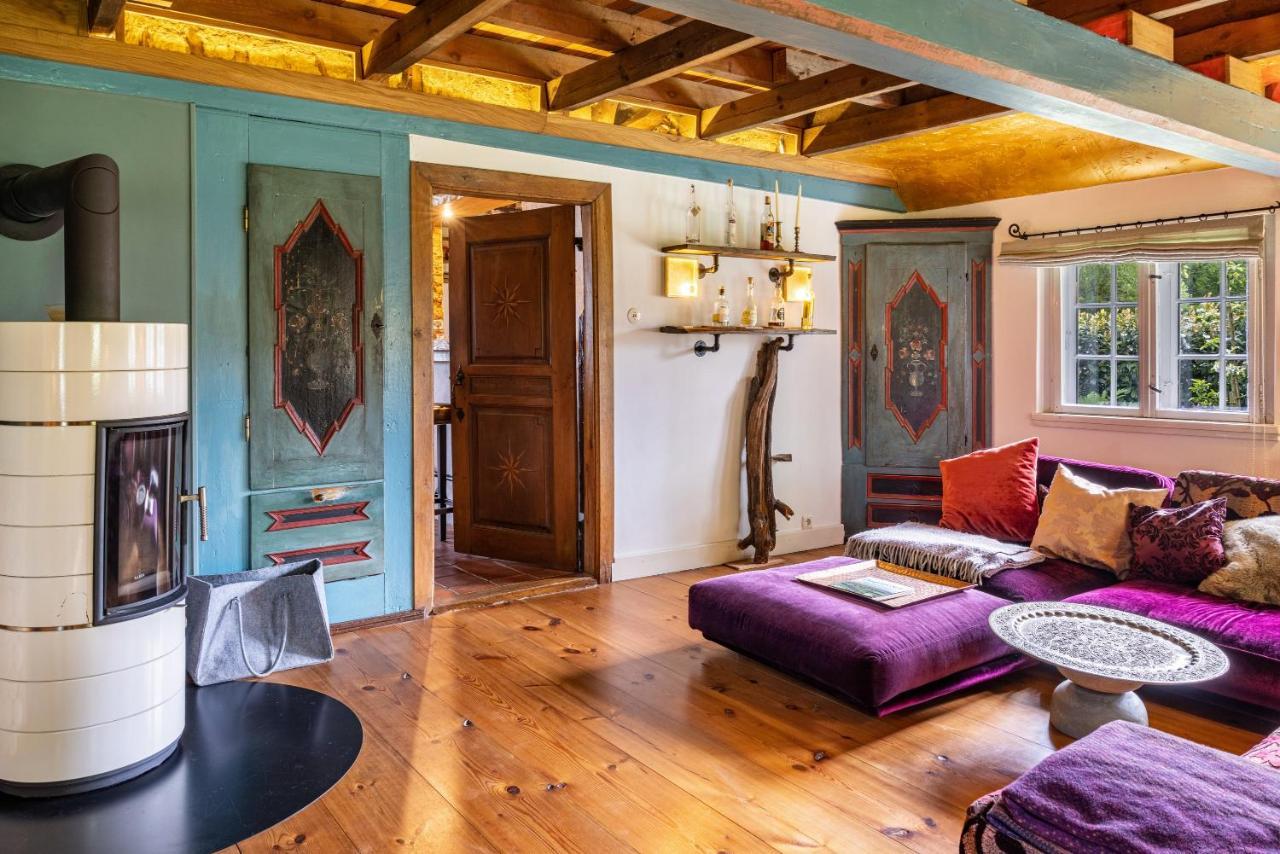 Reetdachhaus Bischoff Apartment Kuden Bagian luar foto