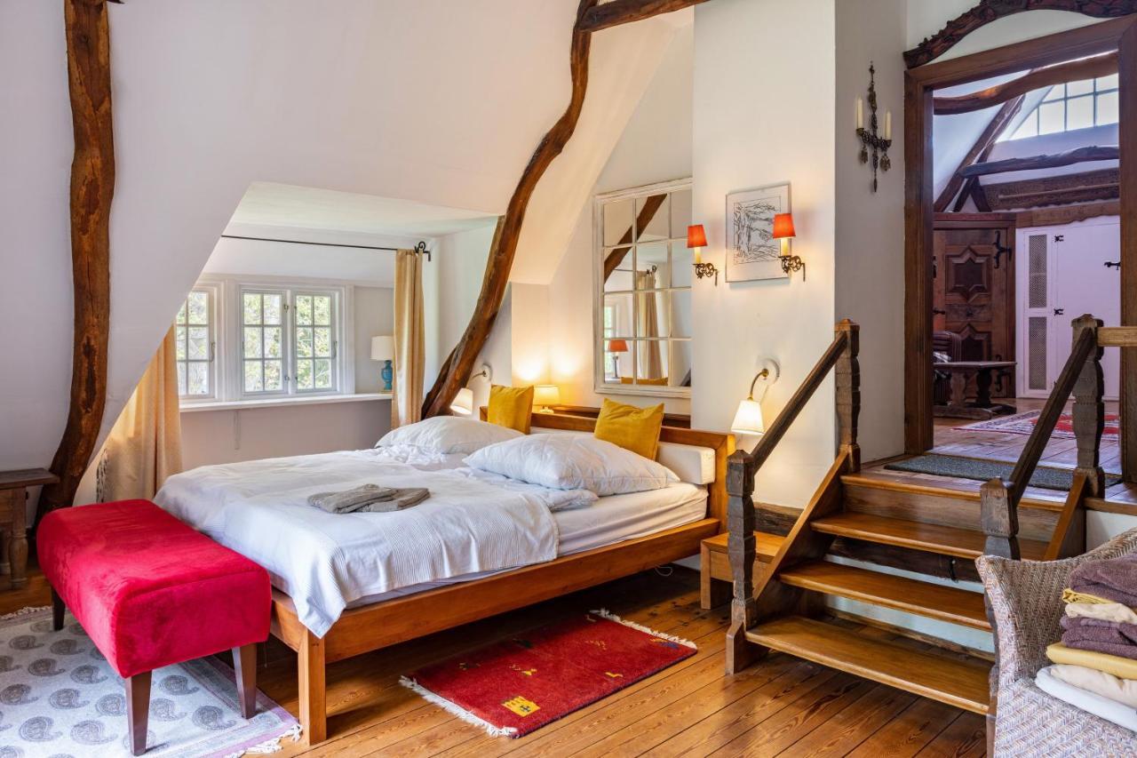 Reetdachhaus Bischoff Apartment Kuden Bagian luar foto